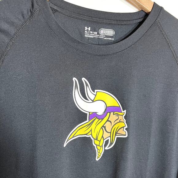 Minnesota Vikings Black Athletic Tee - Picture 2 of 3